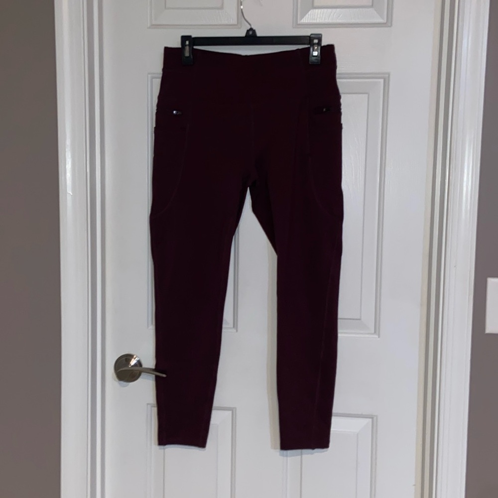 RBX fleece eggplant leggings size large